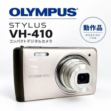 OLYMPUS STYLUS VH-410 Compact Digital Camera Silver Tested 5x Zoom