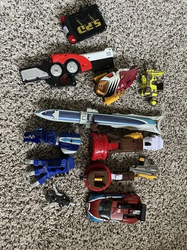 Vintage Power Rangers / Transformers Collectibles Accessories Toy Lot