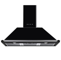 Smeg Victoria 100cm Chimney Cooker Hood - Black KT100BLE
