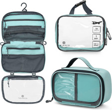 Toiletry Bag Kit Set: Hanging Travel Toiletry Bag  311 TSA Cosmetic Liquid Bag