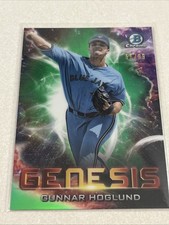 2021 Bowman Draft Genesis Green Refractor /99 Gunnar Hoglund #GNS-17