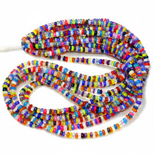 Natural Multi Ethiopian Opal Rondelle Beads 4 5mm Size 16 Inch Strand Gemstone