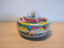 Vintage Old Rare Tin Toy Space Boat ME 780 Battery Operated China