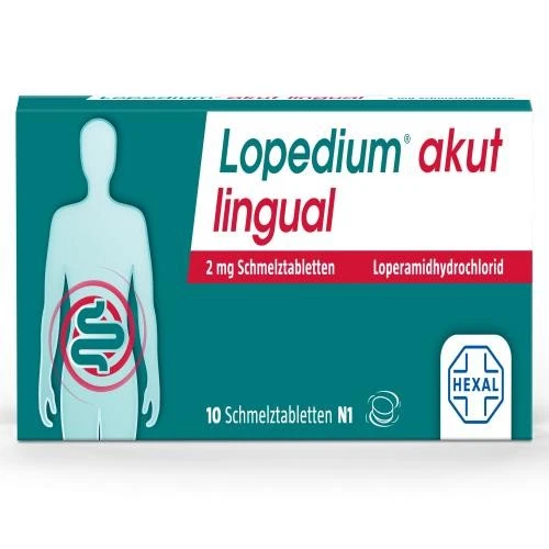 HEXAL AG 3x LOPEDIUM akut lingual 2 mg Schmelztabletten 10 ST PZN 16891113