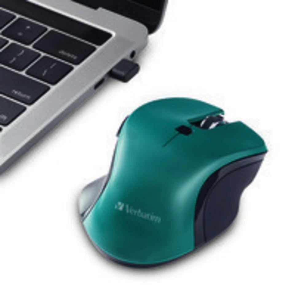 Verbatim Americas Llc 70247 Usb-C Wireless Blue Led Mouse-Teal - Image 2 of 4