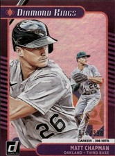 2021 Donruss #11 Matt Chapman Career Stat Line #/398