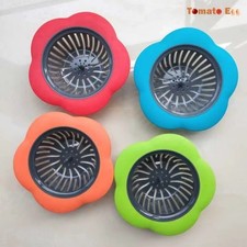 4 Pack 4.5in Sink Drain Strainers Kitchen Food Catcher Plastic Filters