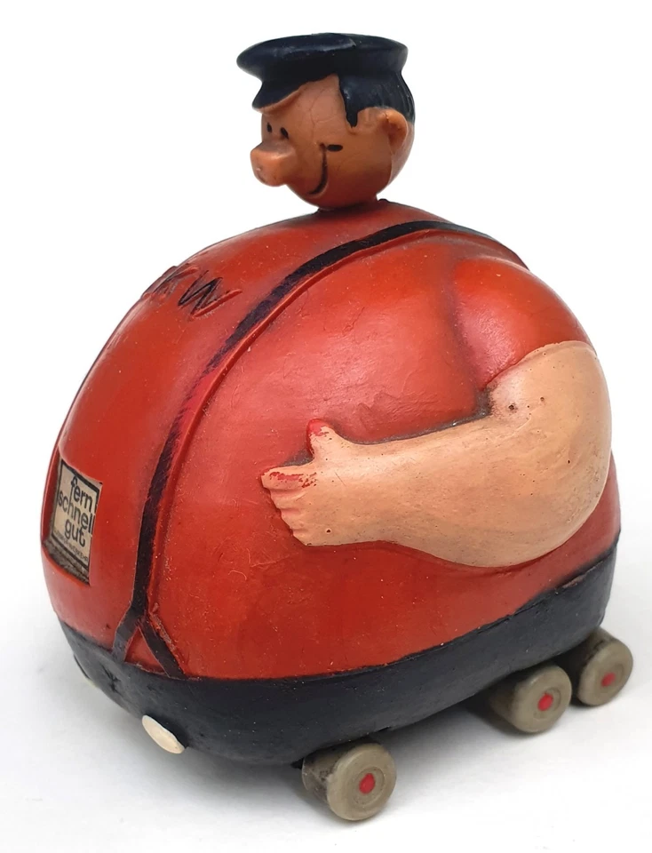 Brummi Werbefigur LKW Güterfernverkehr fern schnell gut 8 cm orig. 1971 SELTEN - Bild 2 von 4