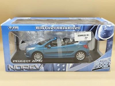 1/18 Peugeot 207 CC "Coupé Cabriolet" Bleu 2007 Norev ref: 184765 - Photo 1/4