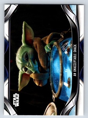 2021 TOPPS Star Wars The Mandalorian #93 An Unacceptable Snack