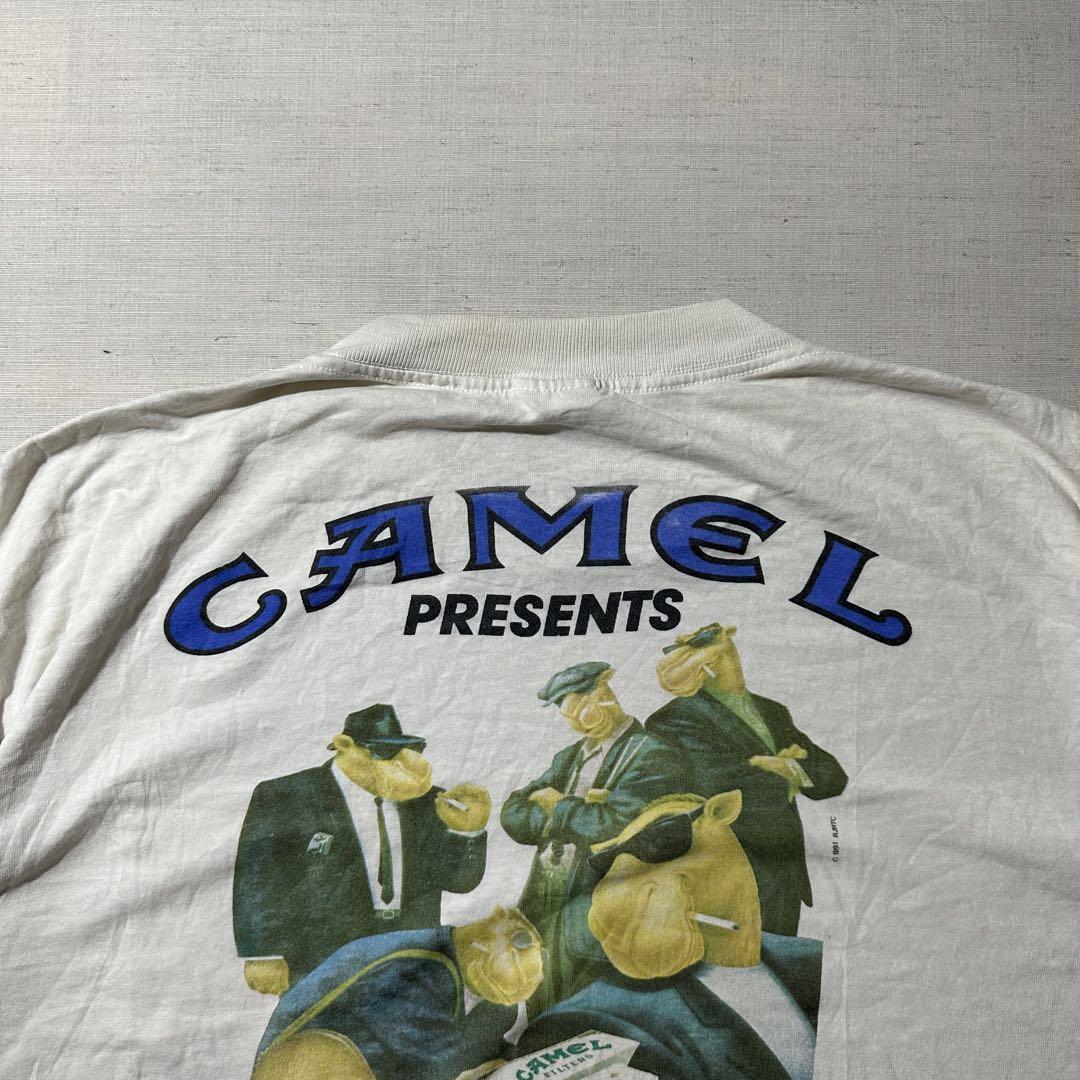 Marlboro 90S Usa Made Camel Pocket T-Shirt Cigarette Mern XL 