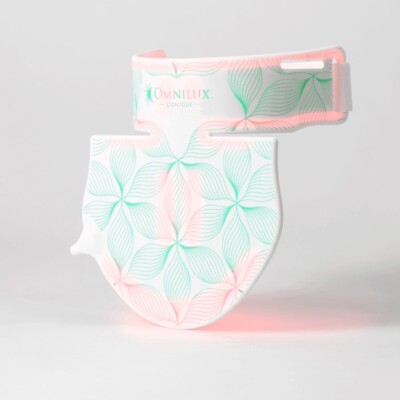 Omnilux Contour Neck & Decollete Lines Wrinkles Natural Red Light Therapy Device