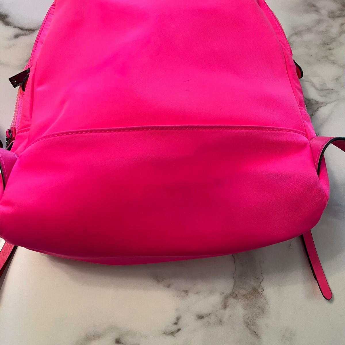 KATE SPADE Karissa Nylon Backpack Medium Bright Neon Pink  display picture 1
