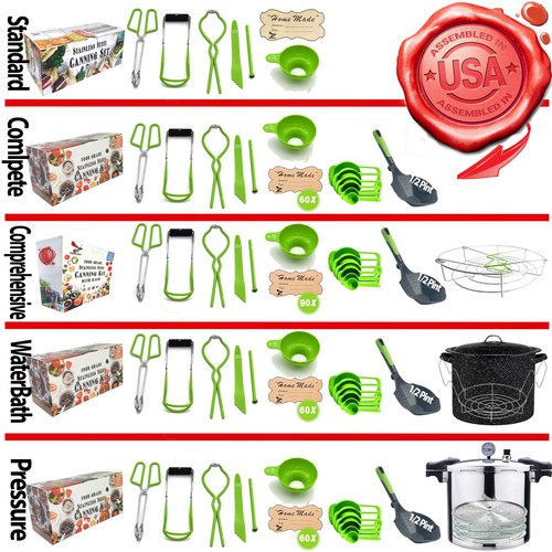 Canning Supplies - Water Bath Canning Pot with Rack and Lid - Starter Kits Set f - Picture 6 of 8