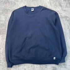 Vintage Russell Athletic Sweatshirt Mens Size 2XL Blue Crewneck Made in USA