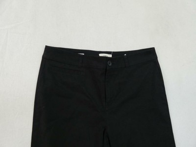 HIGH RISE SLIM WIDE LEG CROP PANTS sz 8 