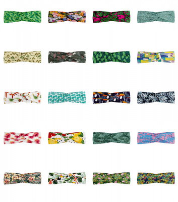 Ambesonne Tropical Design Headband Elastic Soft Women's Bandana for Daily Use