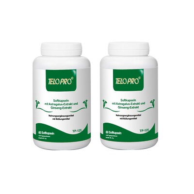 TeloPro  Proprietary Blend Nährungsergängzungsmittel 60 Softkapseln (2 bottels)
