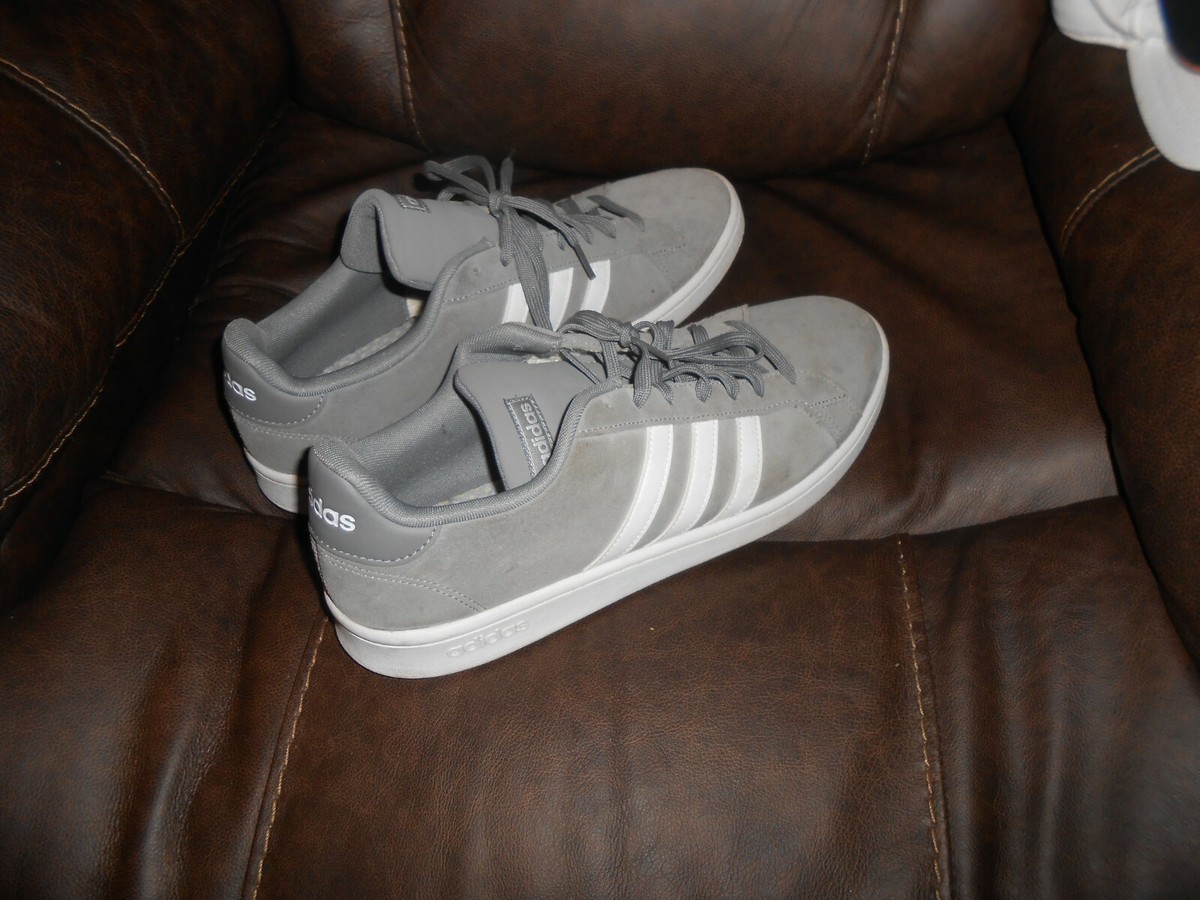 Adidas Gray Sneaker Shoes Size 12 1/2 | eBay