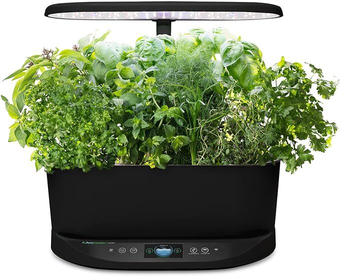 Aerogarden Bounty Basic закрытый сад со светодиодной подсветкой черный 26590₽