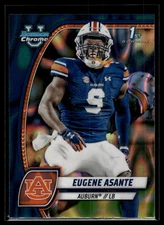 Eugene Asante 2024 Bowman Chrome University Teal Lava Refractor Card #73