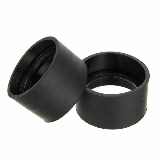 2 x 35mm36mm Eyepiece Eye Shield Rubber Eye Guards Cups Microscope