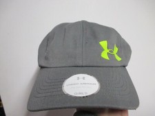 UNDER ARMOUR "HEAT GEAR" GIRL'S PERFORMANCE HAT ADJUSTABLE NWT 20 GRAY CUTE 