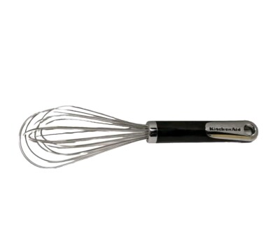 Kitchenaid Stainless Steel Utility Whisk Wisk Black Handle Dishwasher Safe
