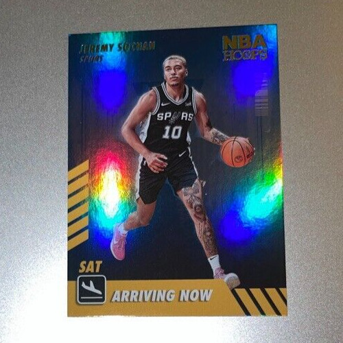 Jeremy Sochan [Holo] #9 2022 Panini Hoops Arriving Now card