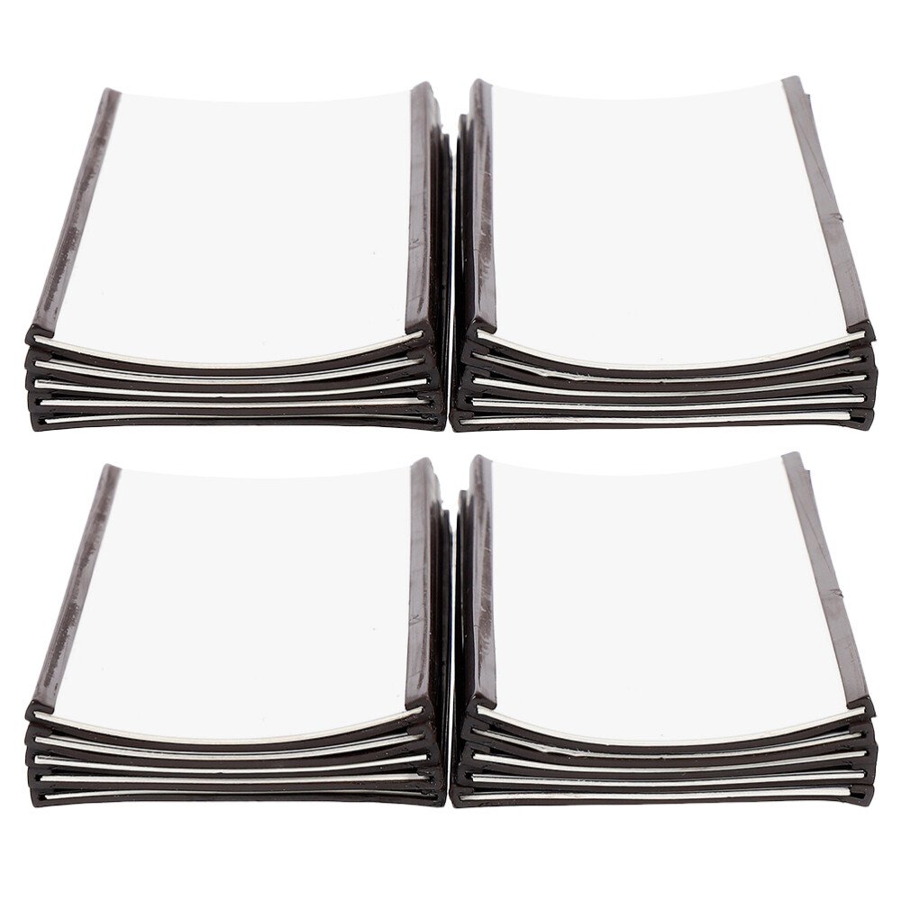 20 Magnetic Shelf Label Holders for Files, Tools, and Paper Clips