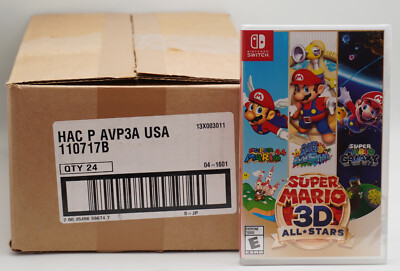 Nintendo Switch Super Mario 3D All-Stars NTSC US Sealed Physical