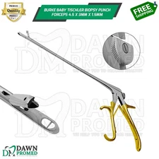 Burke Baby Tischler Biopsy Punch Forceps 4.5 X 3 X 1.5 mm Bite OB/GYN German Gr