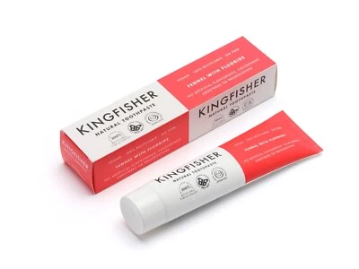 Kingfisher Natural Toothpaste Fennel with Fluoride 3 x 100ml tubes