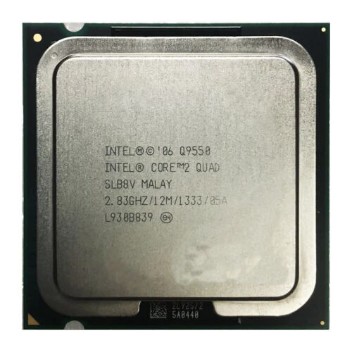 Intel Core 2 Quad Q9550 2.83GHz SLAWQ 12MB Cache 1333MHz LGA775 CPU Processor - 第 1/1 張圖片