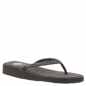 yellow box gray flip flops