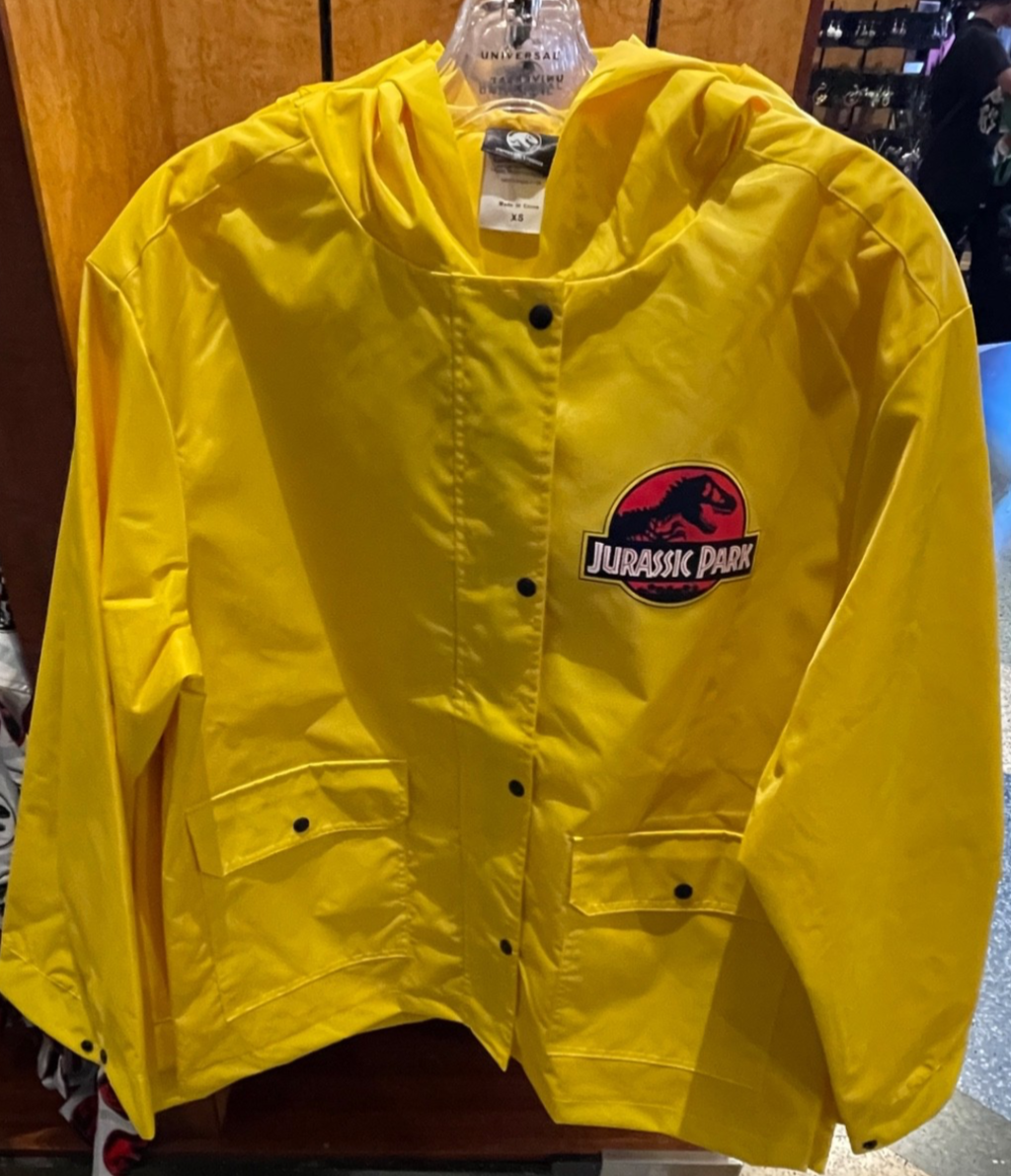 Universal Studios Jurassic Park Yellow Jacket Adult Size XS-2XL