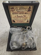 Nautical Sextant Brass Beautiful Ship Navigation Sextant with Wooden Box