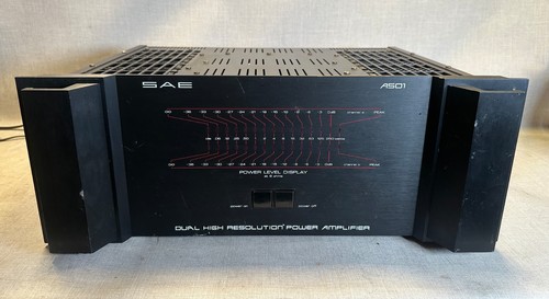 SAE A501 Stereo Amplifier - Audiophile Clean - 250W per Channel @ 8Ω - WORKS!