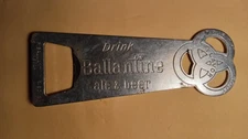 Drink Ballantine Ale & Beer Vintage Bottle Opener Newark New Jersey