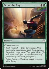 MTG SPM *FOIL* C Scout the City #113 NM