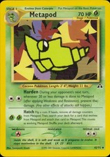 Metapod Unlimited Uncommon Neo Discovery 42/75 MP on eBay