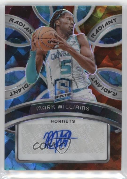 2023 Panini Spectra Radiant Signatures Astral Prizm 18/49 Mark Williams Auto yl0