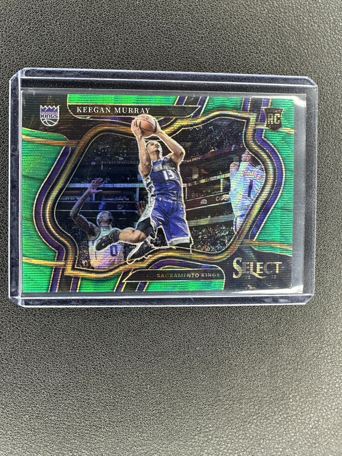 Keegan Murray Rookie Courtside Green Wave Prizm 2022-23 Panini Select #294 /50