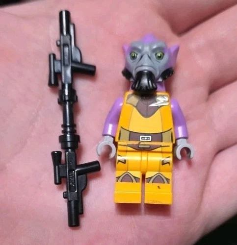 Lego Star Wars Zeb Orrelios Minifigure Official With Blaster