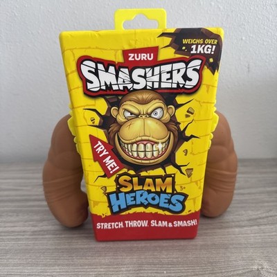 Zuru Smashers SLAM Heroes Stretchy Gorilla Brown Stretchable Toy