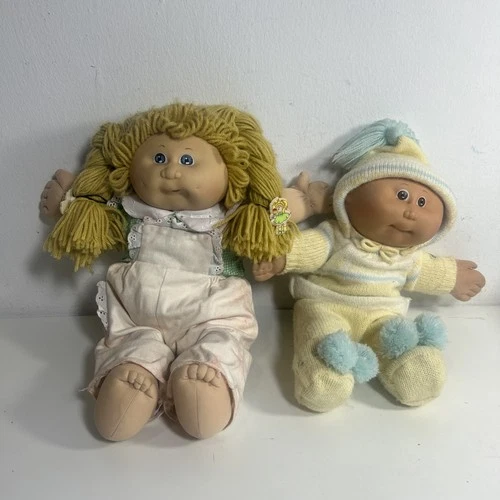 Vintage 2 Cabbage Patch Collectible Dolls
