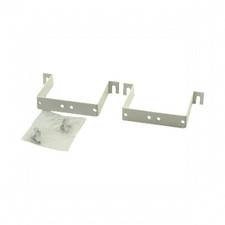Quick Easy Bracket set to Mount Ethernet Cat6 Cat5e Patch Panel to Wall 2U White