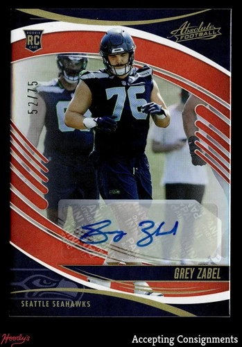 2025 Panini Absolute Grey Zabel Base (RAW)