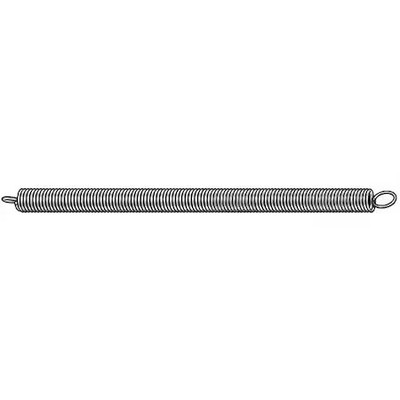 Zoro Select 1Nan6 Ext Spring, Utility, 4 Oal, 1/2 Od, Pk3,  1Nan6