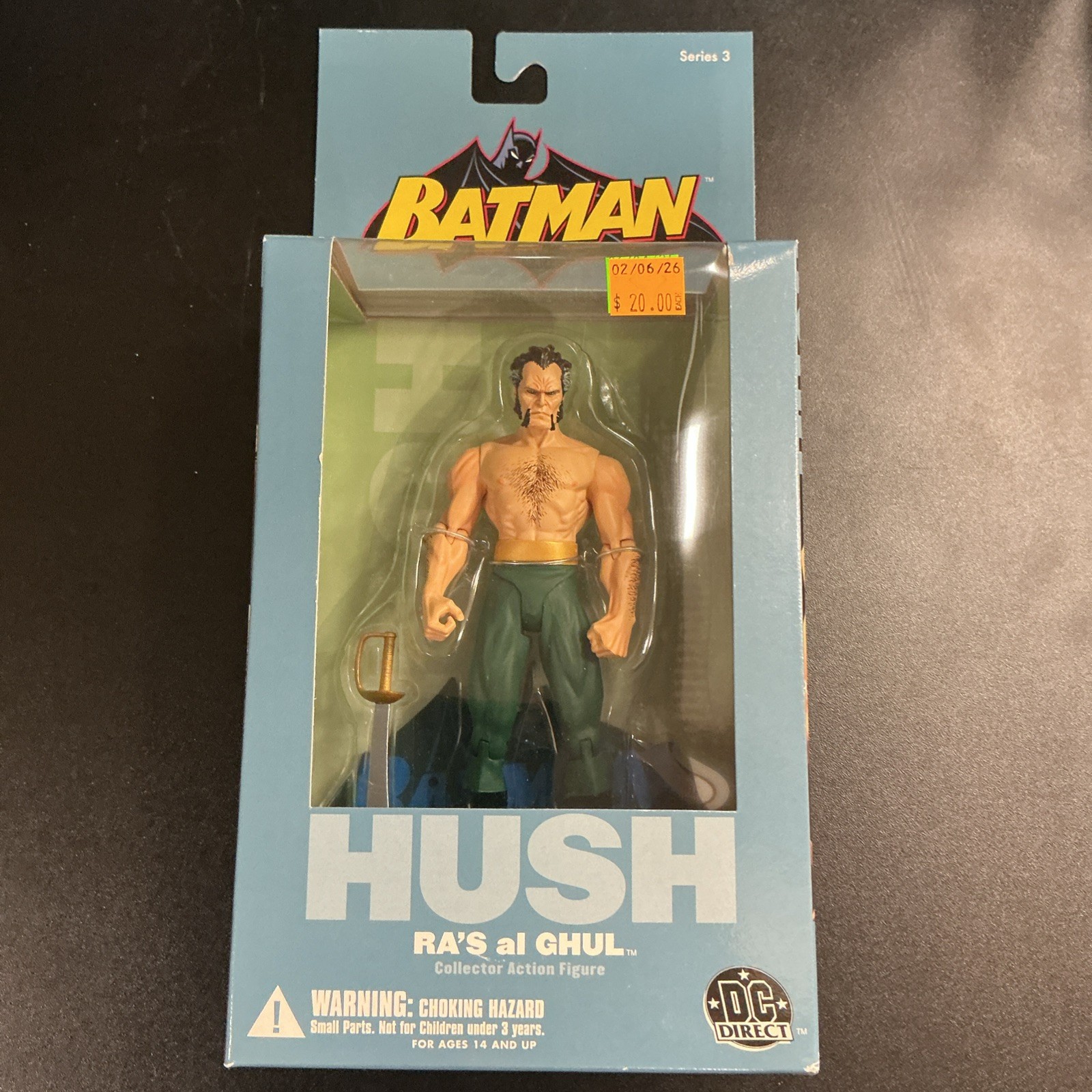 DC Direct - Batman Hush - Ra’s Al Ghul - Collectible Action Figure, Series 3 NIB